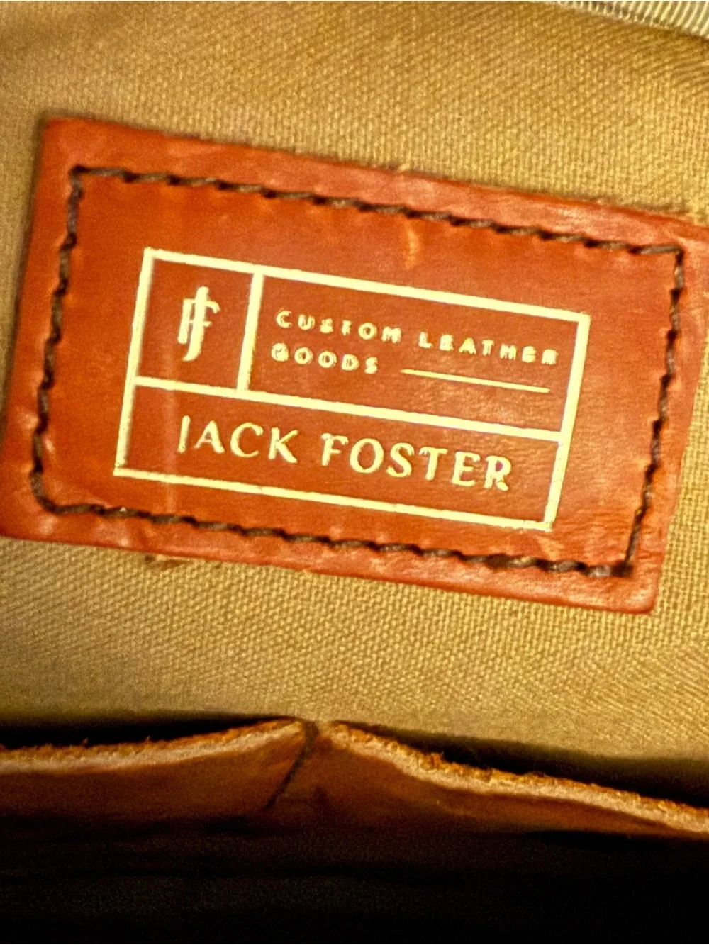 Jack Foster SLIM BRIEFCASE IN RED WING COPPER ROUGH AND TOUGH 3 extra folders
